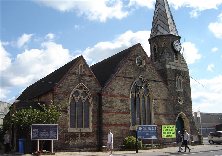 Outside Church
